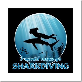 Sharkdiving Posters and Art